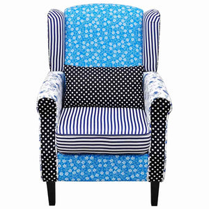 Sessel mit Patchwork-Design Stoff