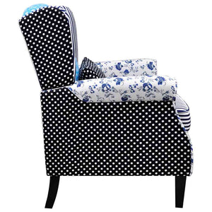 Sessel mit Patchwork-Design Stoff