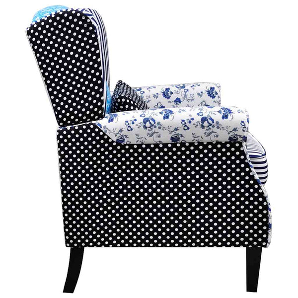 Sessel mit Patchwork-Design Stoff