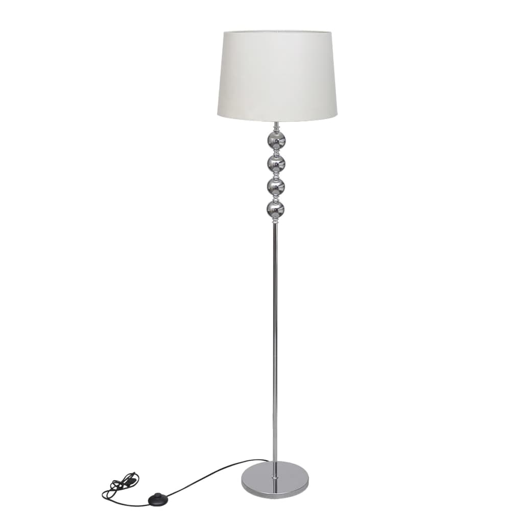 Weiße Stehlampe