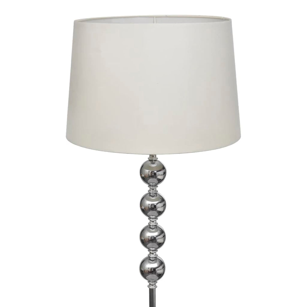 Weiße Stehlampe