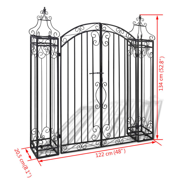 Schmiedeeisen Gartentor 122x134cm