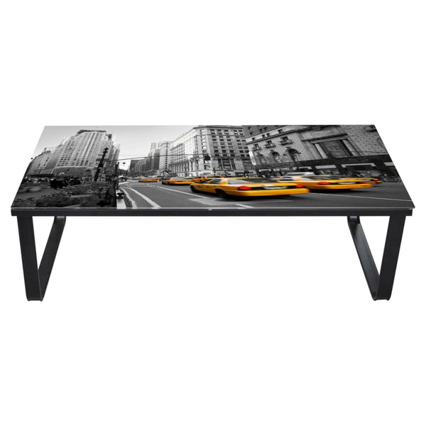Couchtisch Rechteckig mit Glasplatte