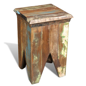 Massivholz Hocker Altholz