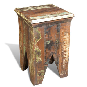 Massivholz Hocker Altholz