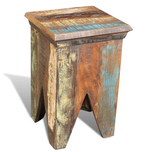 Massivholz Hocker Altholz