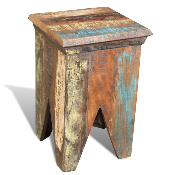 Massivholz Hocker Altholz