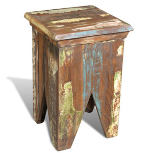 Massivholz Hocker Altholz