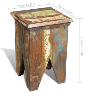 Massivholz Hocker Altholz