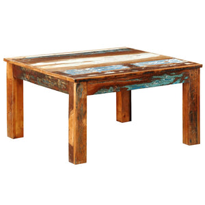 Quadratischer Couchtisch Altholz