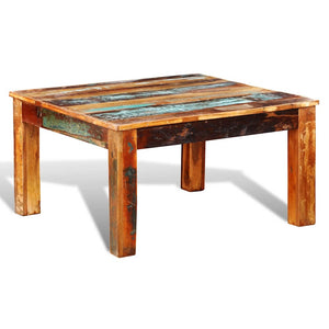 Quadratischer Couchtisch Altholz