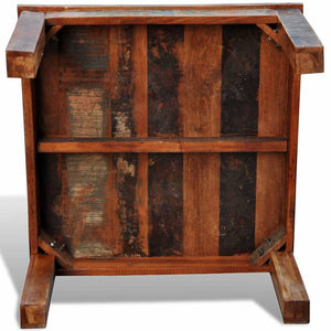 Quadratischer Couchtisch Altholz