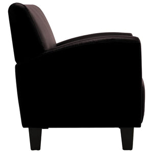 Sessel Dunkelbraun Kunstleder