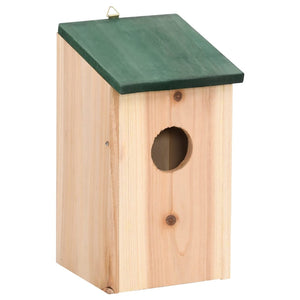 Holz Vogelhäuser 4er Set 12x12x22cm