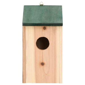 Holz Vogelhäuser 4er Set 12x12x22cm