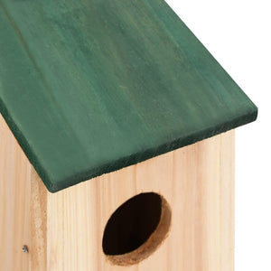 Holz Vogelhäuser 4er Set 12x12x22cm