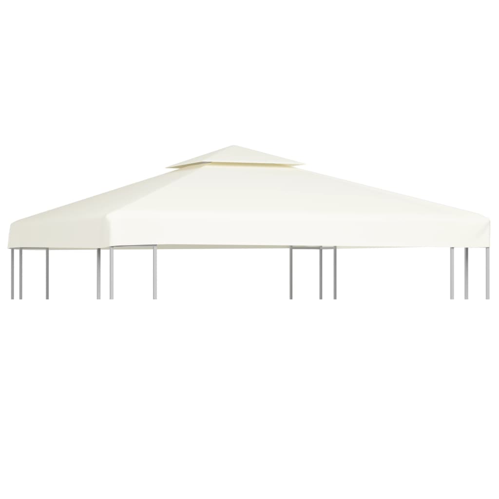 Pavillon Ersatzdach Cremeweiß 3x3 m