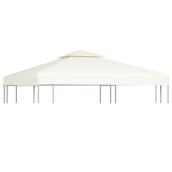 Pavillon Ersatzdach Cremeweiß 3x3 m