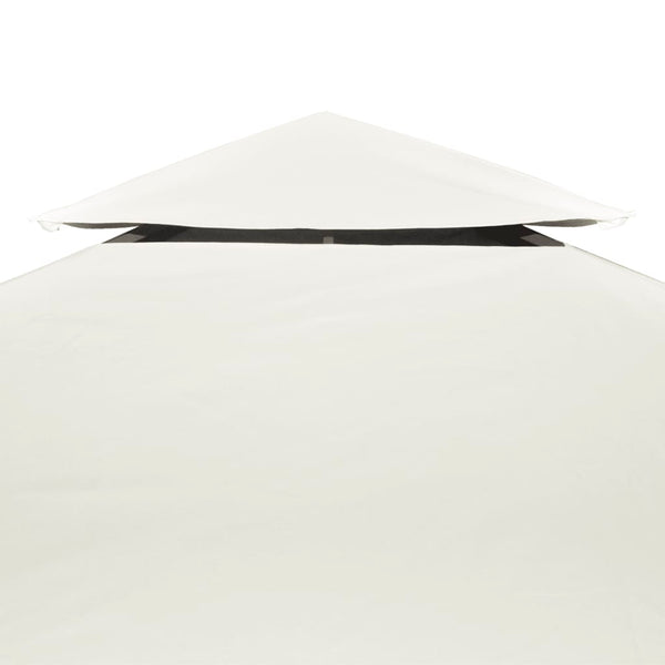 Pavillon Ersatzdach Cremeweiß 3x3 m