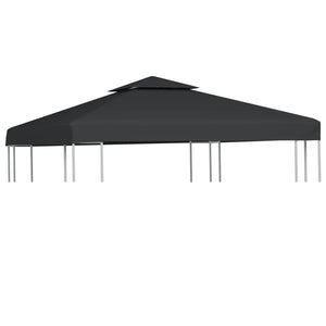 Pavillon Ersatzdach Dunkelgrau 3x3 m