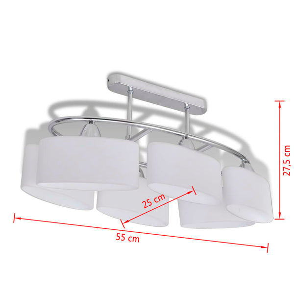 Éclairage Plafonnier Luminaire Lampe Plafonnier 6 x E14
