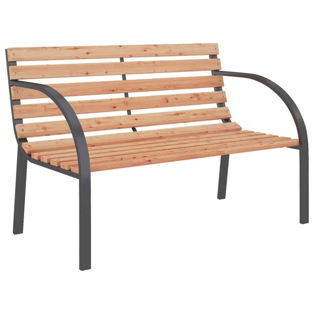 Gartenbank Holz & Eisen, 120 cm