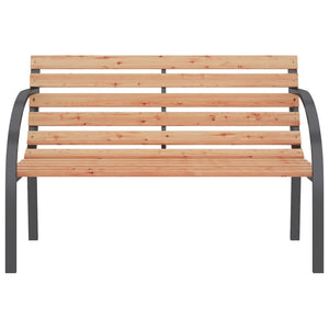 Gartenbank Holz & Eisen, 120 cm