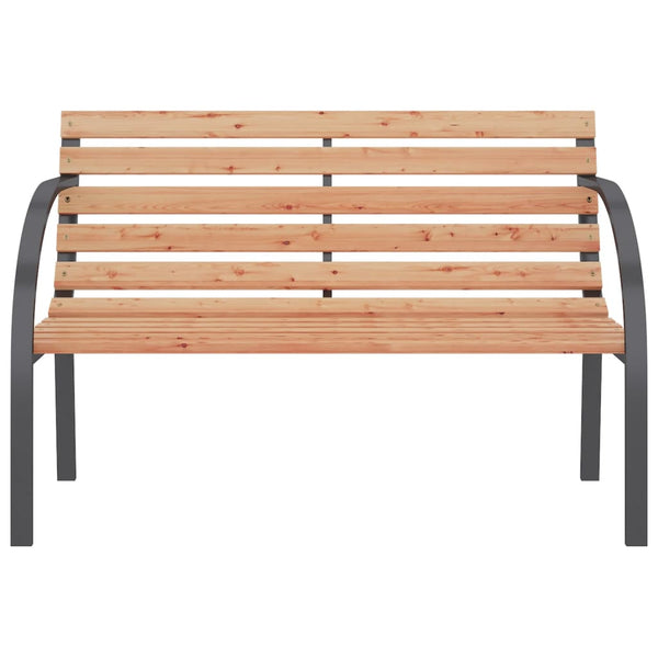 Gartenbank Holz & Eisen, 120 cm