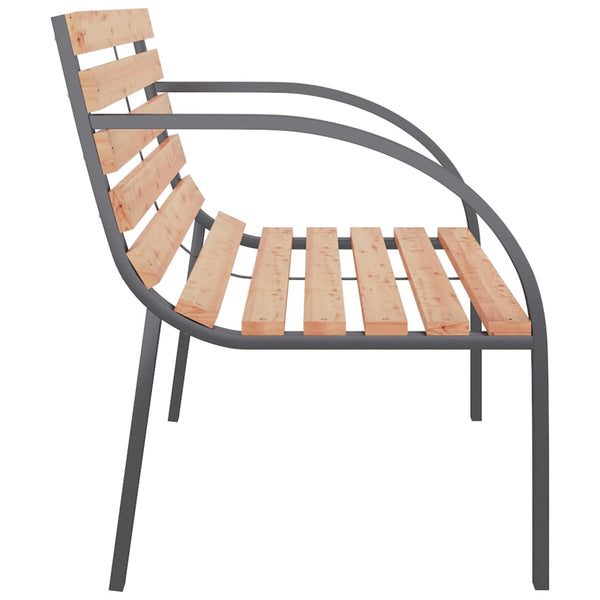 Gartenbank Holz & Eisen, 120 cm