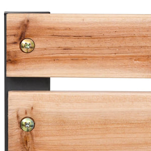 Gartenbank Holz & Eisen, 120 cm
