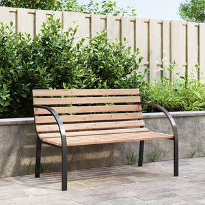 Gartenbank Holz & Eisen, 120 cm