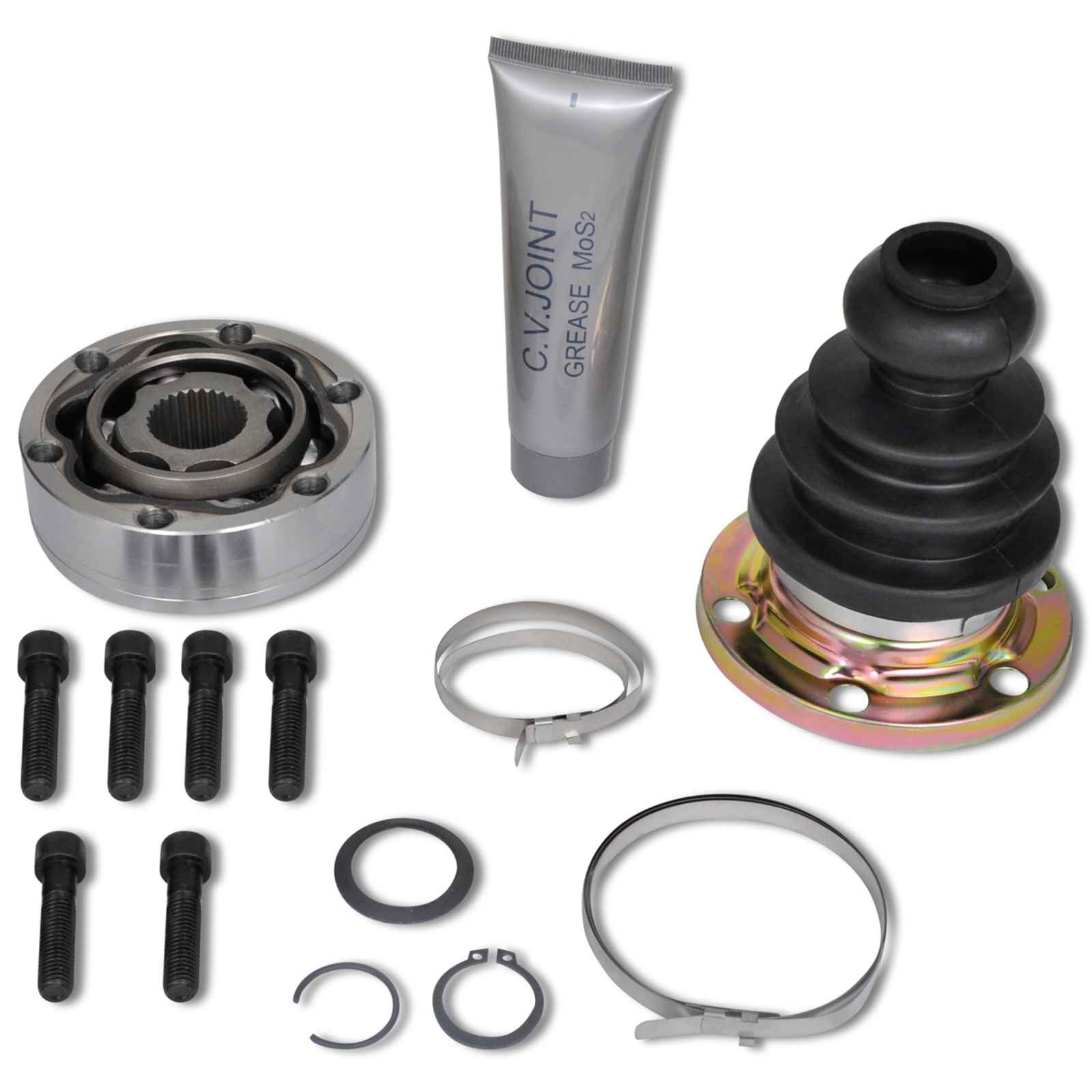 Wellen Set Schwarz Metall