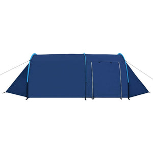 4-Personen Campingzelt Marineblau/Hellblau