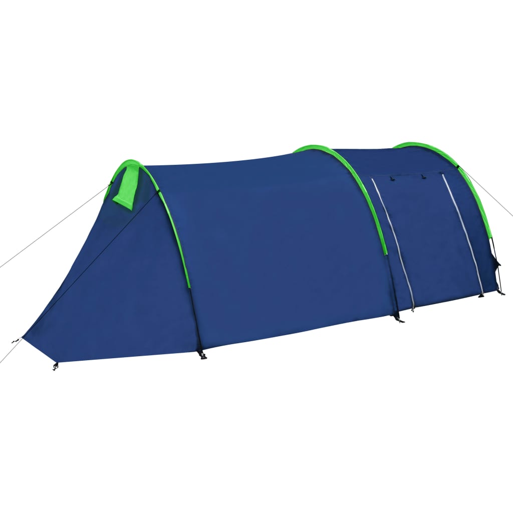 4-Personen Campingzelt Marineblau/Grün