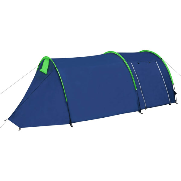 4-Personen Campingzelt Marineblau/Grün