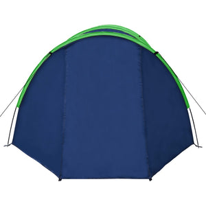 4-Personen Campingzelt Marineblau/Grün