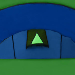 4-Personen Campingzelt Marineblau/Grün
