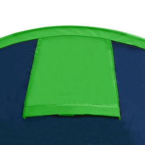 4-Personen Campingzelt Marineblau/Grün