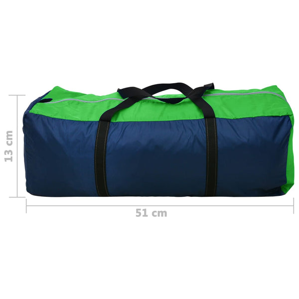 4-Personen Campingzelt Marineblau/Grün