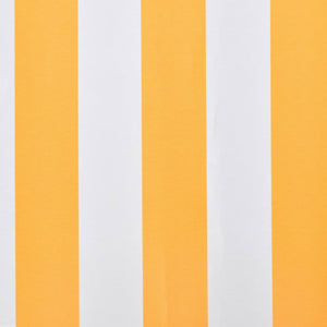Markisenbespannung Canvas Sonnenblumengelb & Weiß 3x2,5 m
