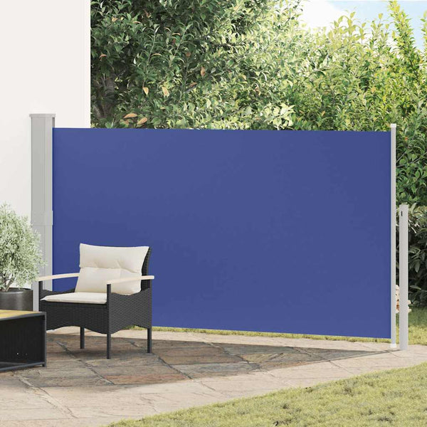 Blaue Seitenmarkise 160x300 cm