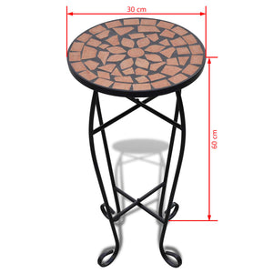 Mosaik Beistelltisch Terracotta