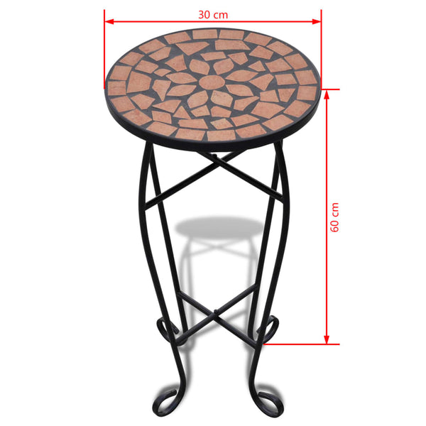 Mosaik Beistelltisch Terracotta
