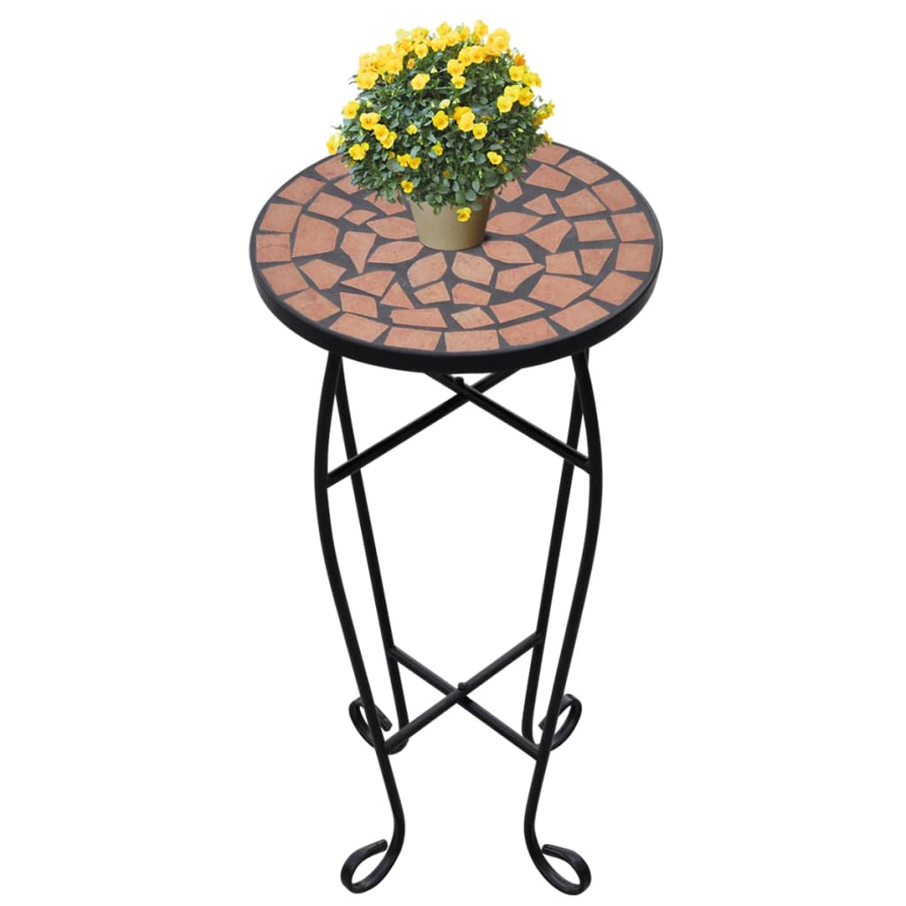 Mosaik Beistelltisch Terracotta