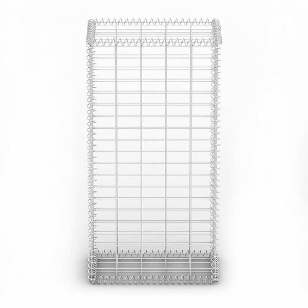 Steinkorb Gabione mit Deckeln Verzinkter Draht 100×50×30 cm
