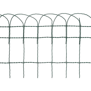 Beetzaun Pulverbeschichtetes Eisen 10x0,4 m