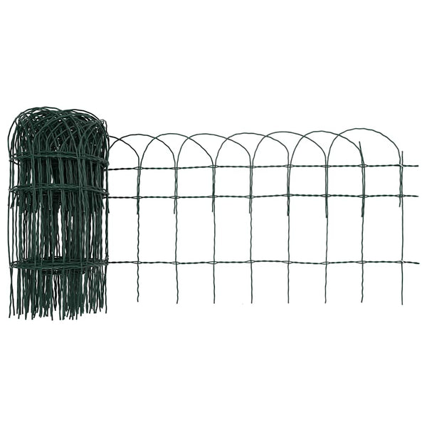 Beetzaun Pulverbeschichtetes Eisen 25×0,4 m