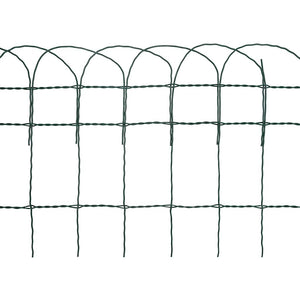 Beetzaun Pulverbeschichtetes Eisen 25×0,4 m