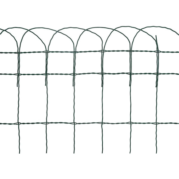 Beetzaun Pulverbeschichtetes Eisen 25×0,4 m