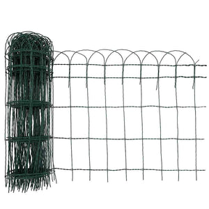 Beetzaun Pulverbeschichtetes Eisen 10×0,65 m